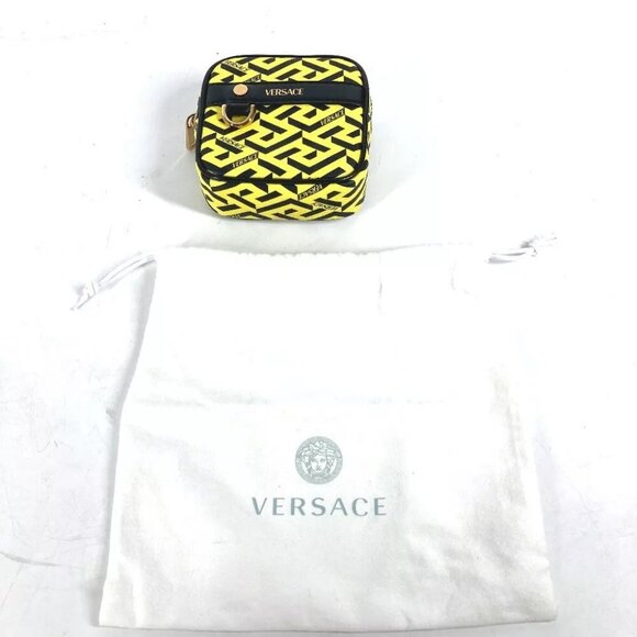 VERSACE logo Lagreca Sculler Makeup pouch Cosmetics Pouch Multi pouch Unused - Picture 10 of 11